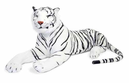 13979-1 Melissa & Doug Плюшен бял тигър, голям - Image 1