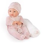Antonio Juan Плачеща кукла - Бебе Бимба с биберон и одеяло 3