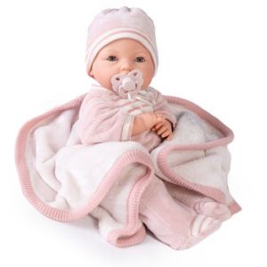 Antonio Juan Плачеща кукла - Бебе Бимба с биберон и одеяло 5