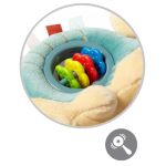 BabyOno Мека бебешка играчка с рингове, Броненосец - Image 3