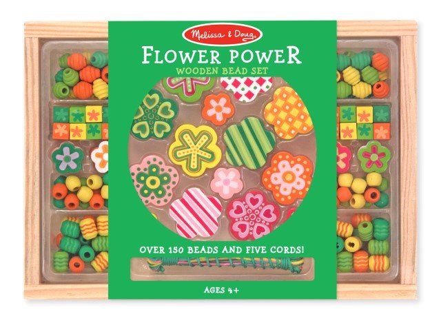 14178 Melissa & Doug Дървени бижута с цветя и перли - Image 1