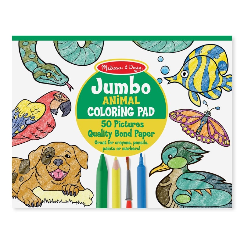 14200-knijka-za-risuvane-melissa Melissa & Doug Блокче за оцветяване на животни - Image 1