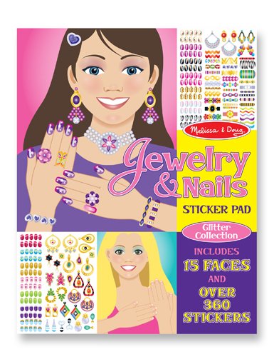 14223 Melissa & Doug Комплект със стикери за бижута и маникюр - Image 1