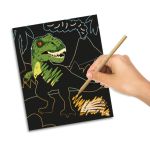 Скреч карти светещи в тъмното, Динозаври - SES Creative - Image 2
