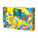 Комплект за рисуване с пръсти, Животни - SES Creative