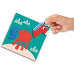 Комплект за рисуване с пръсти, Животни - SES Creative - Image 4