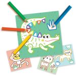 Комплект за рисуване и оцветяване, 3 в 1 - SES Creative - Image 2