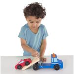 Melissa & Doug Дървен автовоз с кола - Image 2