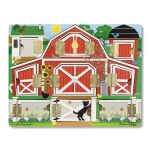 Melissa & Doug Дървена дъска с къщички и животни - Image 4