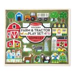 Melissa & Doug Дървени фигури за игра, Ферма