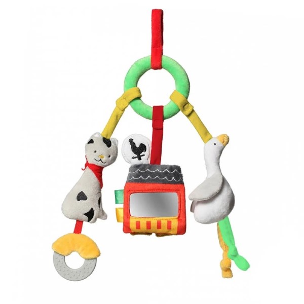 1488-plushena-igrachka-za-kolichka-ferma-babyone-2 BabyOno Мека играчка за количка, Ферма - Image 1