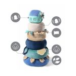 BabyOno Мека бебешка играчка, Кула, синя - Image 2