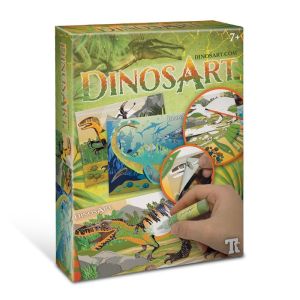 DinosArt Творчески комплект с пясък и фолио, Динозаври