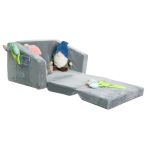 Детски разтегателен диван Bono, сив, Ginger Home - Image 9