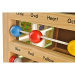 Kruzzel Дървена количка с интерактивен куб 2 в 1 - Image 7