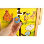 Kruzzel Дървена количка с интерактивен куб 2 в 1 - Image 10