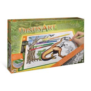 DinosArt Светеща подложка за рисуване и проектиране