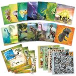 DinosArt Книжка рисувай по номера със стикери, Динозаври - Image 2