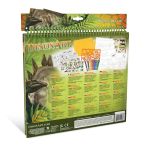 DinosArt Книжка за рисуване с шаблони и стикери, Динозаври - Image 7