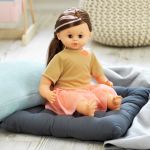 Говореща кукла с дълга кестенява коса, 45 см, Skrallan - Image 4
