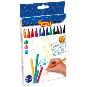 Флумастери Jovi 12 цвята