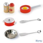 Andreu Toys Дървена кухня с аксесоари - Image 5