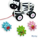 Andreu Toys Зебра с въженце за дърпане - Image 3
