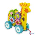 Andreu Toys Жирафче с въже за дърпане - Image 2
