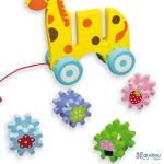 Andreu Toys Жирафче с въже за дърпане - Image 3