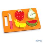 Andreu Toys Комплект с дървени плодове за рязане