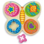 Andreu Toys Дървен пъзел, Пеперуда - Image 3