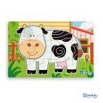 Andreu Toys Комплект от 4 пъзела в кутия, Ферма - Image 2
