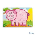 Andreu Toys Комплект от 4 пъзела в кутия, Ферма - Image 3