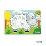 Andreu Toys Комплект от 4 пъзела в кутия, Ферма - Image 4