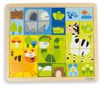 Andreu Toys Дървен пъзел с животни