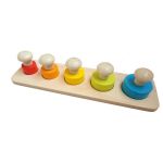Andreu Toys Образователен пъзел с цветни кръгове