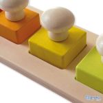 Andreu Toys Образователен пъзел с цветни квадрати - Image 3