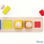 Andreu Toys Образователен пъзел с цветни квадрати - Image 2