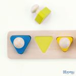 Andreu Toys Образователен пъзел с цветни триъгълници - Image 4
