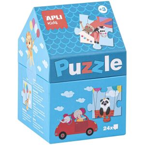 APLI Kids Детски пъзел, Градът на животните
