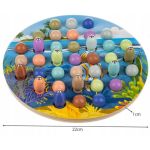 Дървена магнитна игра на риболов Kruzzel