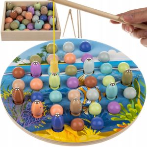 Kruzzel Дървена магнитна игра на риболов