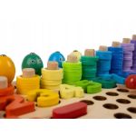 Iso Trade Дървена образователна игра с рибки, числа и фигури - Image 9