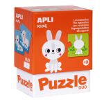 APLI Kids Детски пъзел, Противоположности с животни