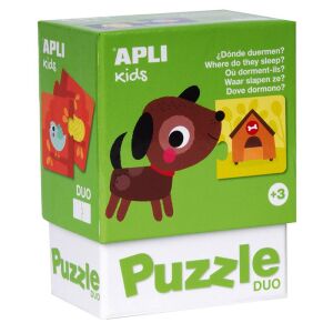 APLI Kids Детски пъзел, Къде живеят животните?