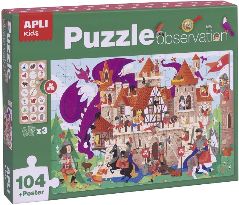 17916-detski-puzel-zamak-apli-kids APLI Kids Детски пъзел, Замък
