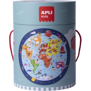 APLI Kids Детски пъзел, Карта на света