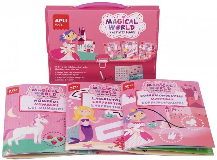 18246-apli-kids-chantichka-s-3-zanimatelni-knizhki-prikazen-svyat APLI Kids Чантичка с 3 занимателни книжки, Приказен свят