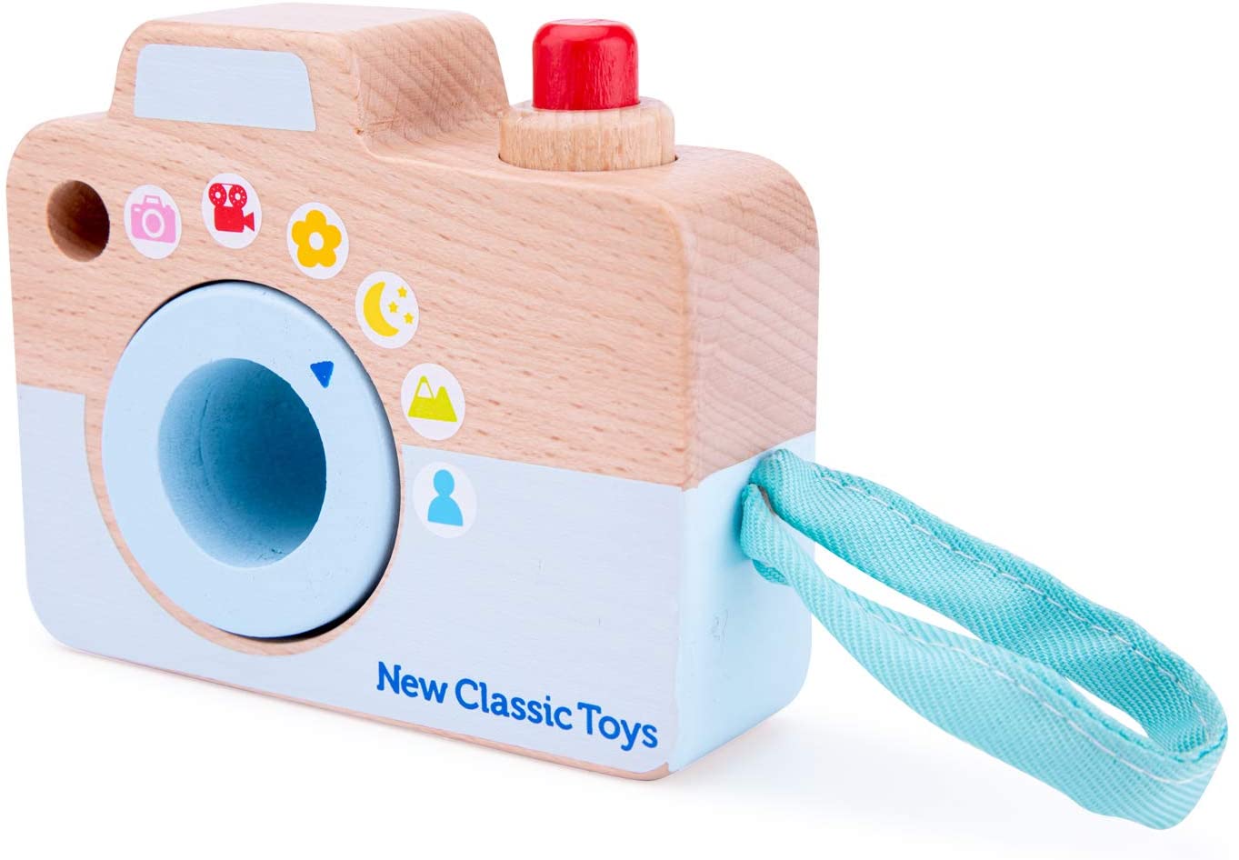 18260-2-detski-fotoaparat-dyrvennew-classic-toys Дървен фотоапарат с калейдоскоп - New Classic Toys 1