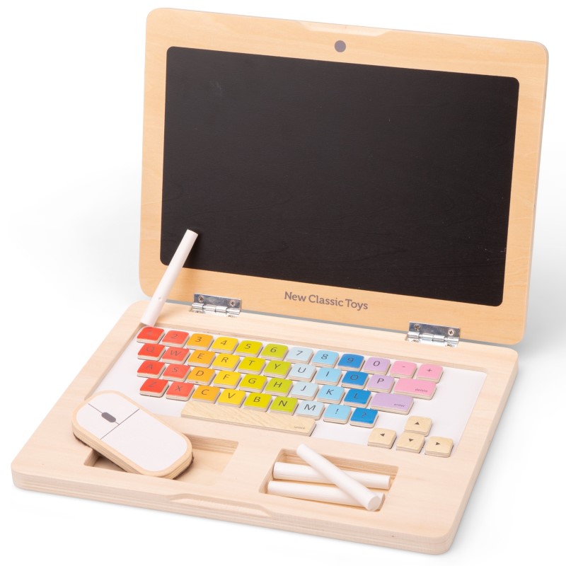 18270-detski-darven-laptop-sorter-new-classic-3 Дървен лаптоп с магнитни букви и цифри - New Classic Toys